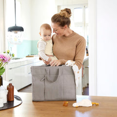 Lassig Tote Up Bebek Bakım Seyahat Çantası Taupe