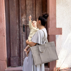Lassig Tote Up Bebek Bakım Seyahat Çantası Taupe