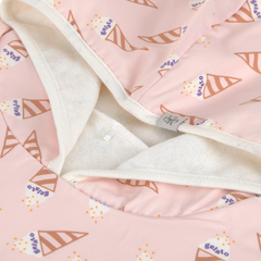 Lassig UV Korumalı Plaj Çocuk Panço Ice Cream Pale Pink