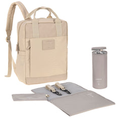 Lassig Vividal Bebek Bakım Sırt Çantası Krem 4