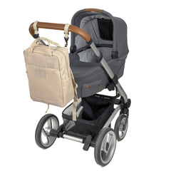 Lassig Vividal Bebek Bakım Sırt Çantası Krem 6