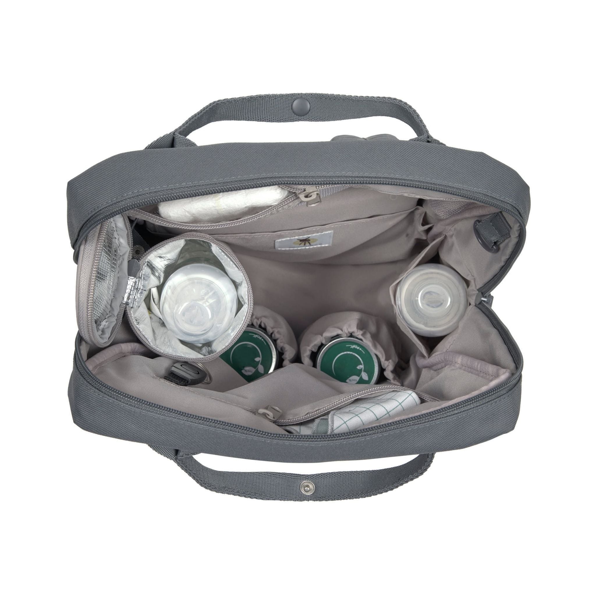 Lassig Vividal Bebek Bakım Sırt Çantası Antrasit 3