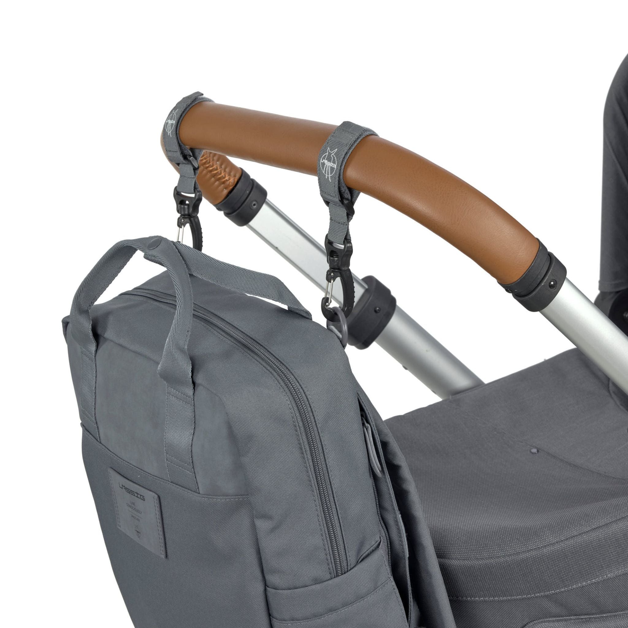 Lassig Vividal Bebek Bakım Sırt Çantası Antrasit 5