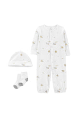 Carter's Layette Bebek 3'lü Tulum Set