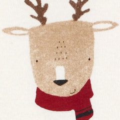 Carter's Layette Christmas Erkek Bebek Tulum Body Pantolon 3’lü Set