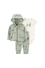 Carter's Layette Erkek Bebek 3'lü Hırkalı Set