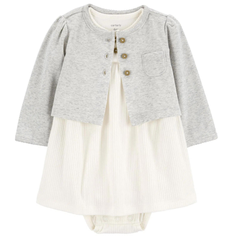Carter's Layette Kız Bebek Elbise Set 2'li Paket