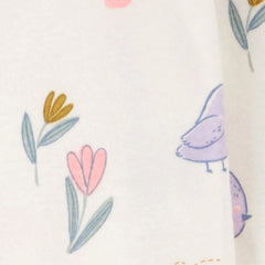 Carter's Layette Kız Bebek Tulum Body Pantolon 3’lü Set