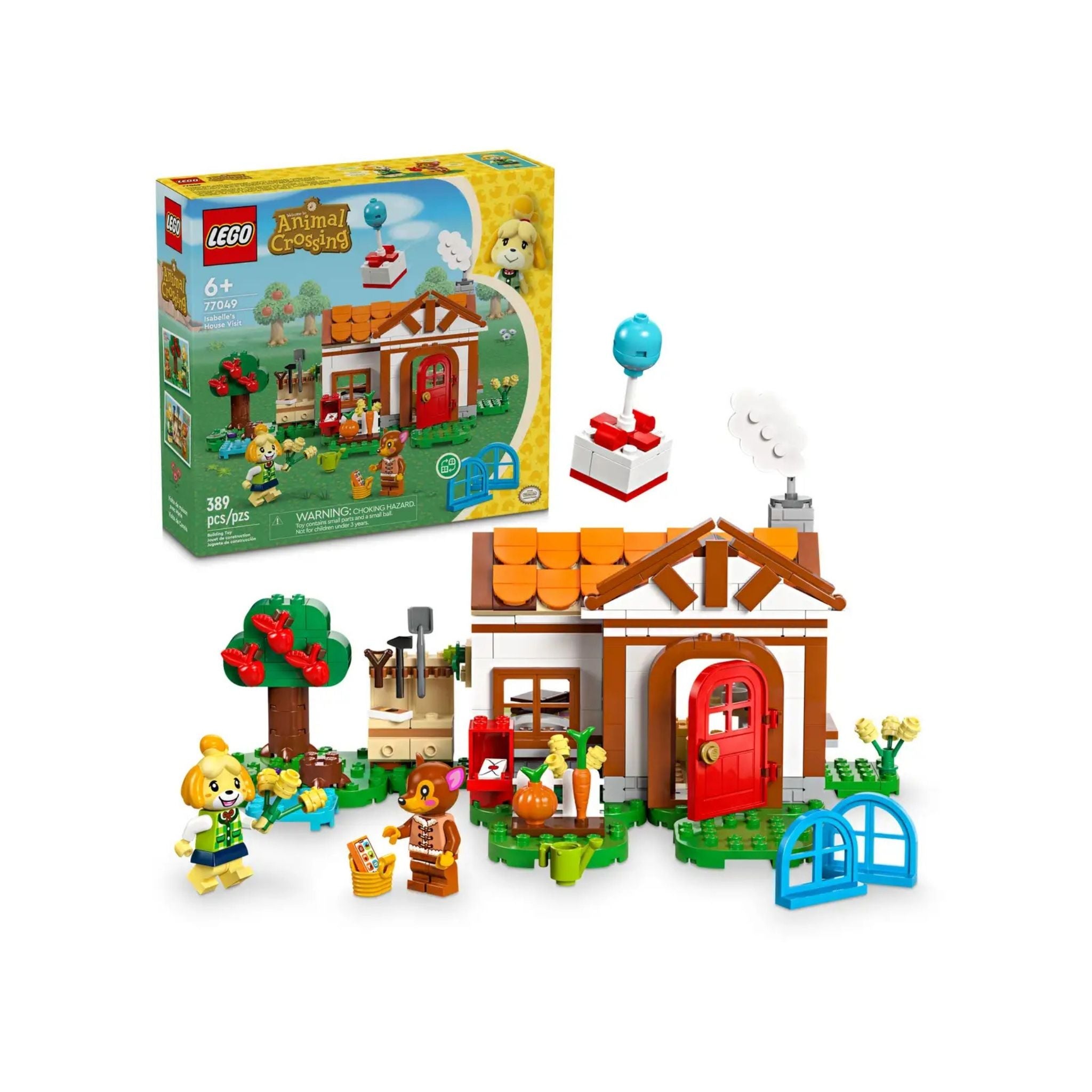 Lego Animal Crossing Isabelle Ev Ziyaretinde 77049