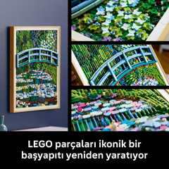 Lego Art Claude Monet Nilüfer Gölü Üzerinde Köprü 31220