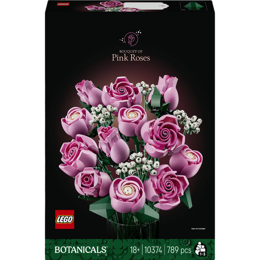 Lego Botanicals Pembe Gül Buketi 10374