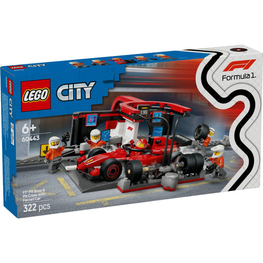 Lego City F1 Pit Stop ve Ekibi 60443
