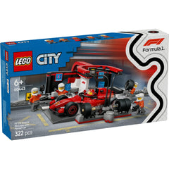 Lego City F1 Pit Stop ve Ekibi 60443