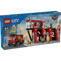 Lego City İtfaiye Kamyonlu İtfaiye Merkezi 60414