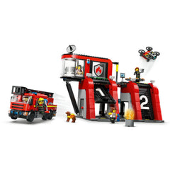 Lego City İtfaiye Kamyonlu İtfaiye Merkezi 60414