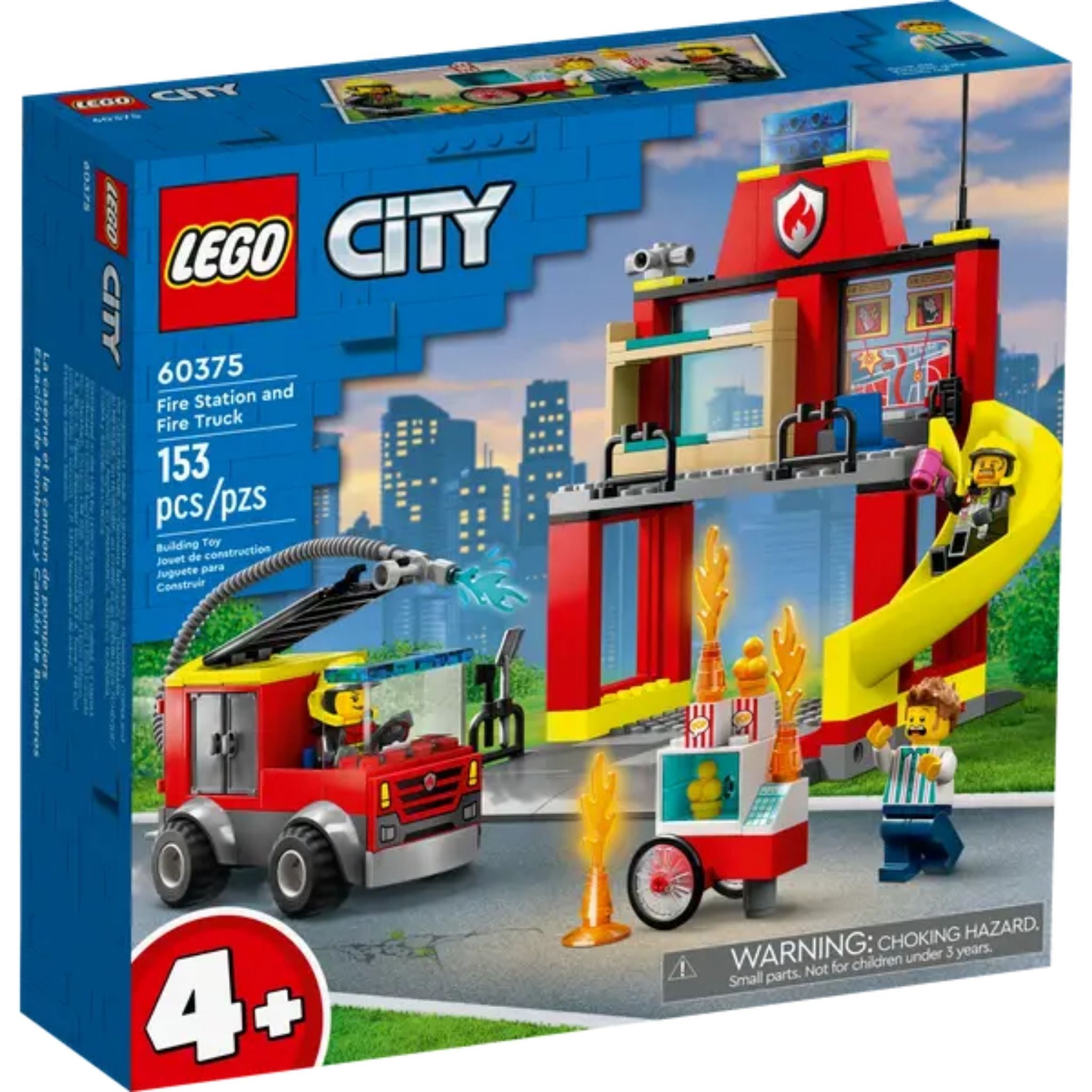 Lego City İtfaiye Merkezi Ve İtfaiye Kamyonu 60375
