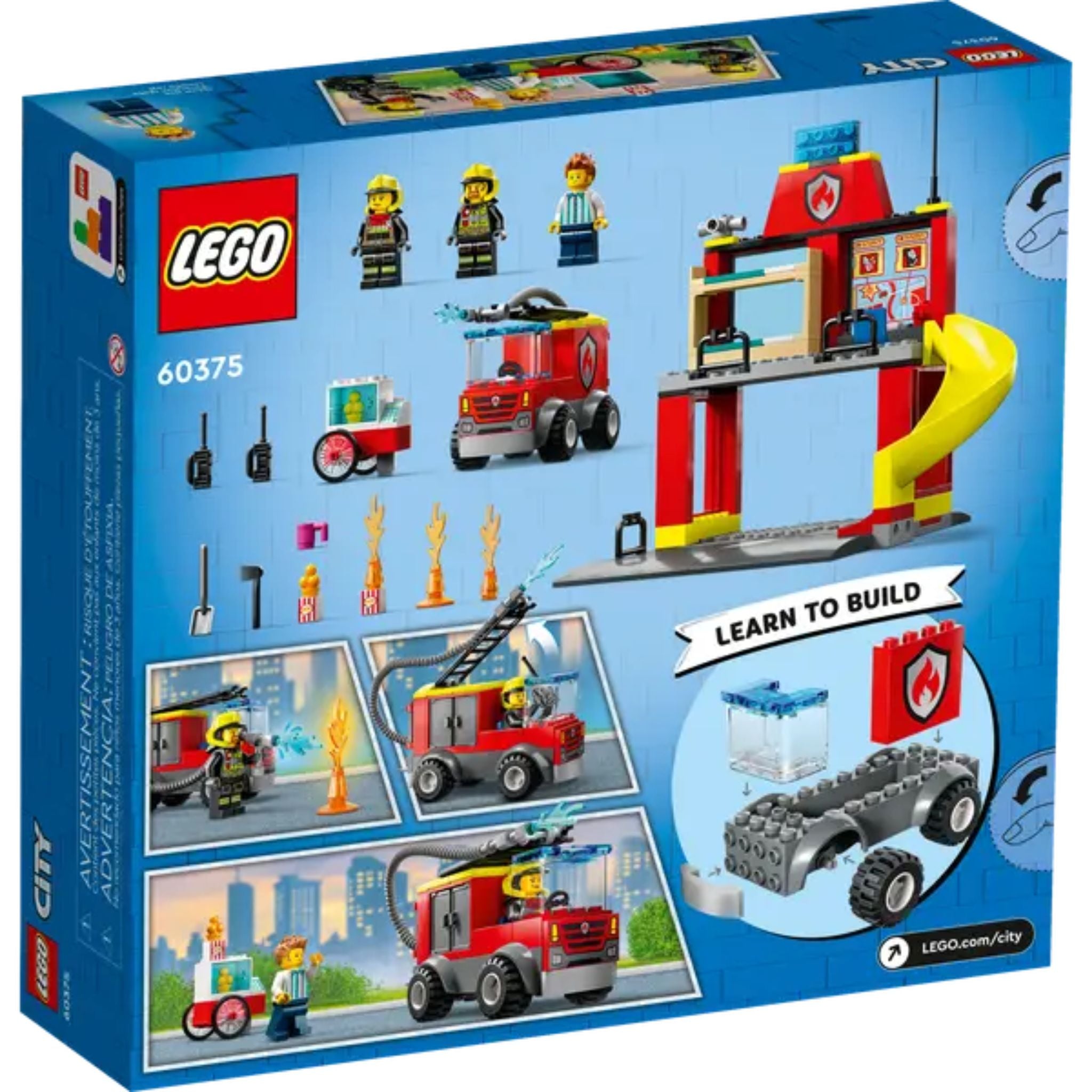 Lego City İtfaiye Merkezi Ve İtfaiye Kamyonu 60375
