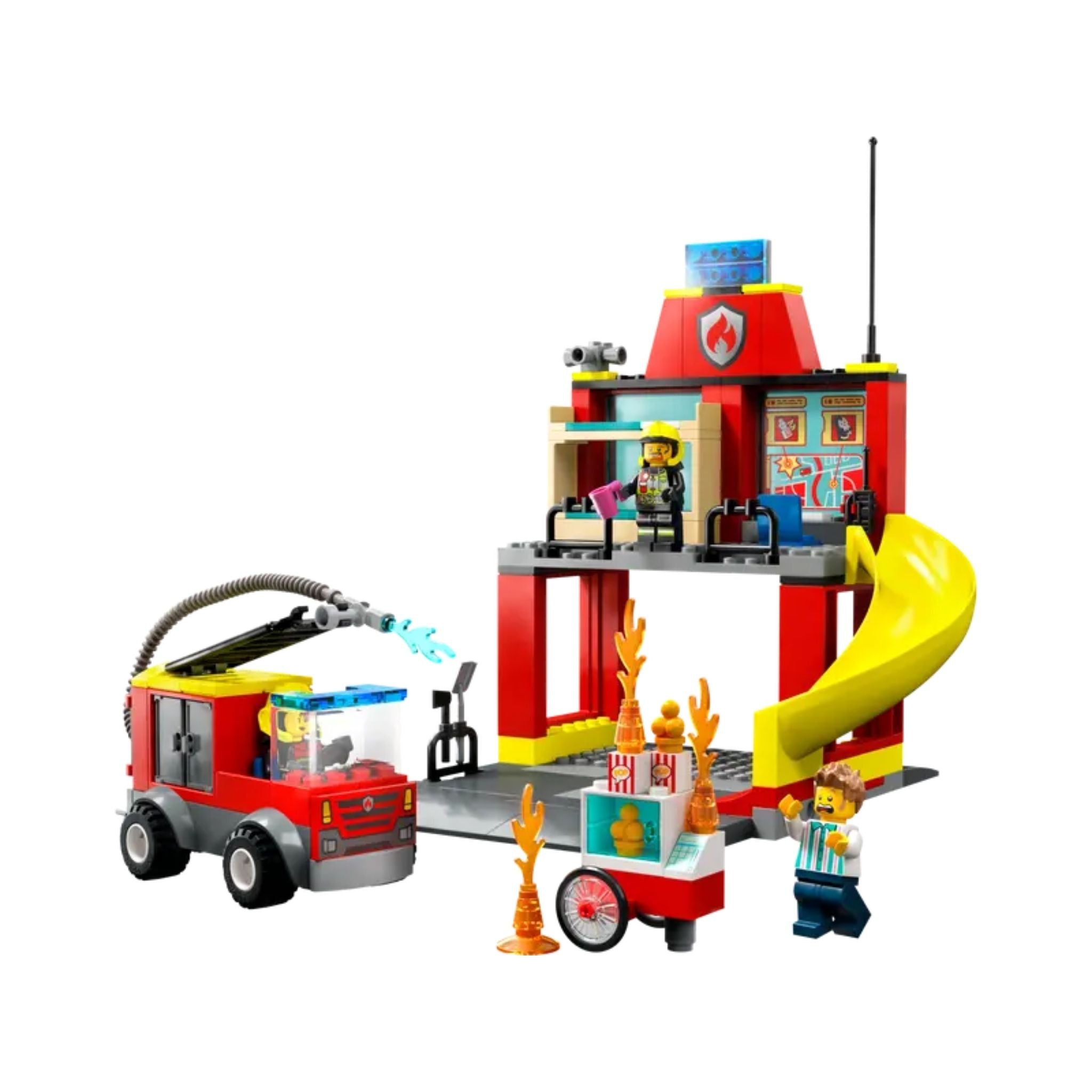 Lego City İtfaiye Merkezi Ve İtfaiye Kamyonu 60375