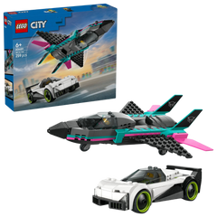 Lego City Jet Arabaya Karşı 60489