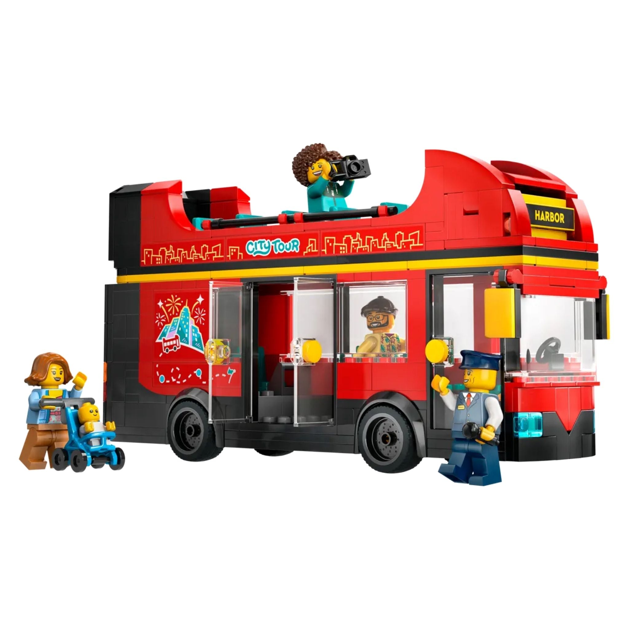 Lego City Kırmızı İki Katlı Gezi Otobüsü Oyuncağı 60407