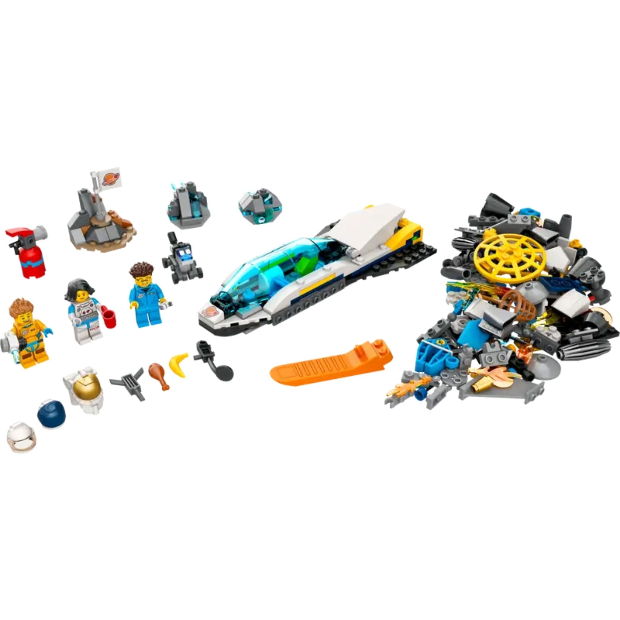 Lego City Mars Uzay Aracı Keşif Görevleri 60354 Yapım Seti (298 Parça)