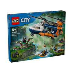 Lego City Orman Kaşifinin Helikopteri Kamp Yerinde Seti 60437