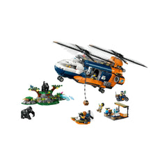 Lego City Orman Kaşifinin Helikopteri Kamp Yerinde Seti 60437