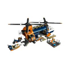 Lego City Orman Kaşifinin Helikopteri Kamp Yerinde Seti 60437