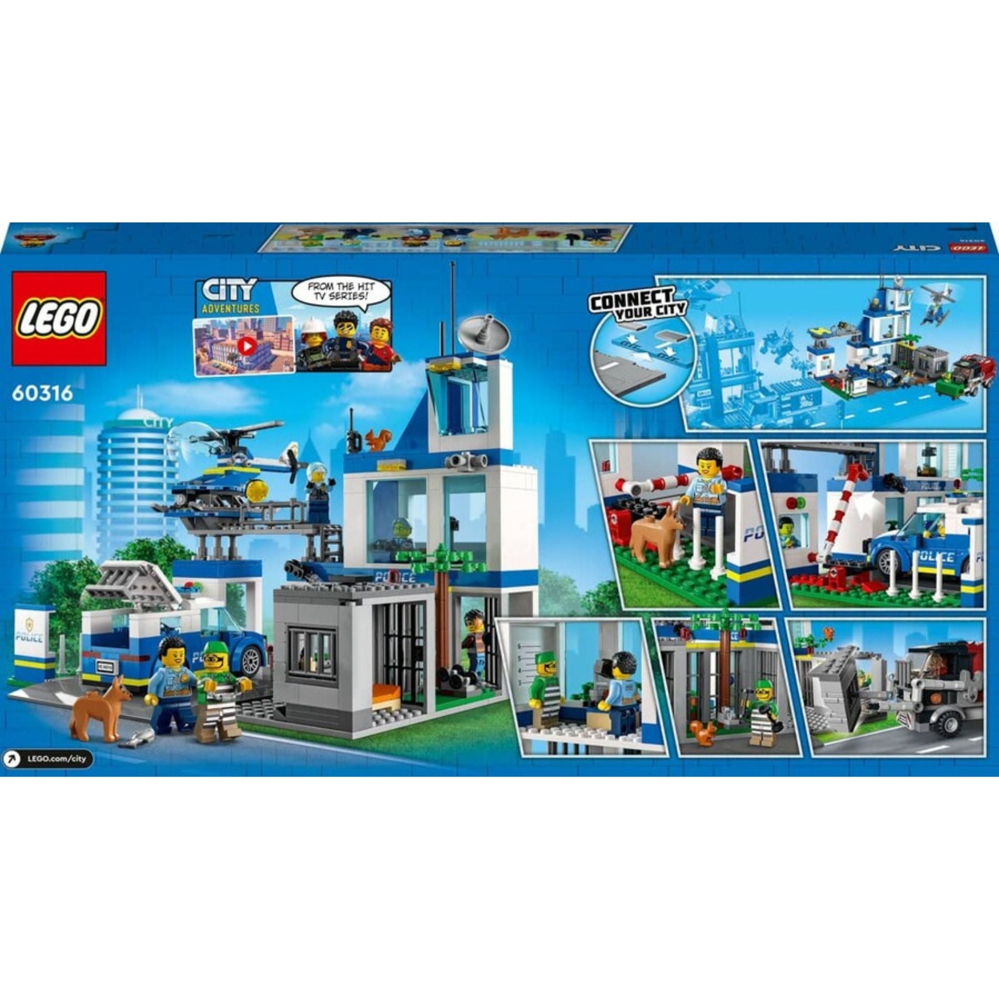 Lego City Polis Merkezi 60316 Yapım Seti (668 Parça)