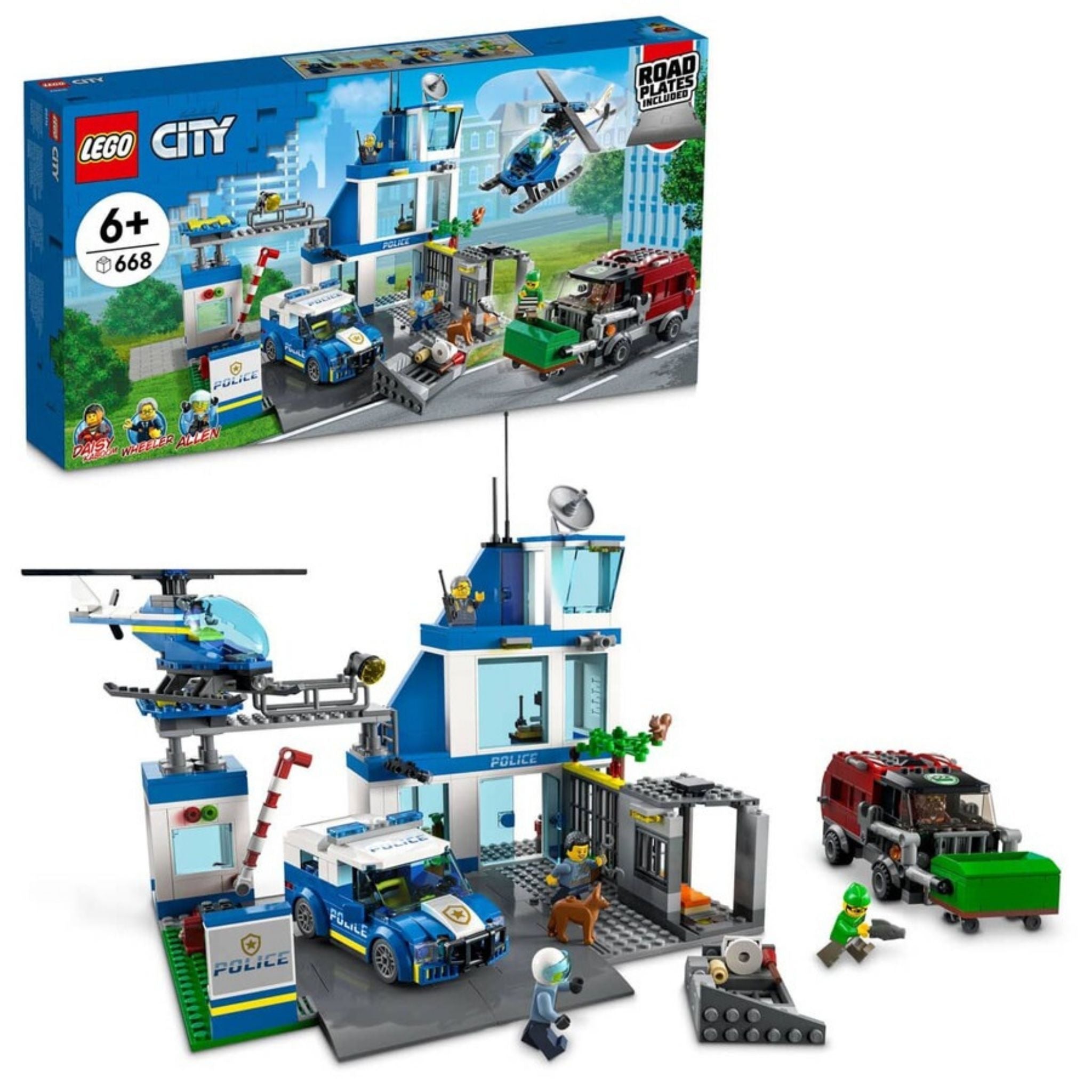 Lego City Polis Merkezi 60316 Yapım Seti (668 Parça)