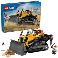 Lego City Sarı Buldozer İnşaat Sahası Temalı Yapım Oyuncağı Seti 60466