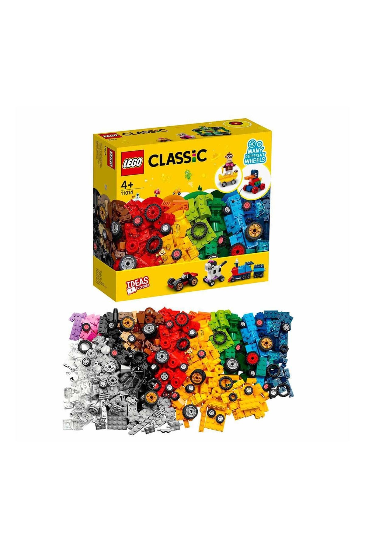 Lego Classic Yapım Parçaları Ve Tekerlekler 11014