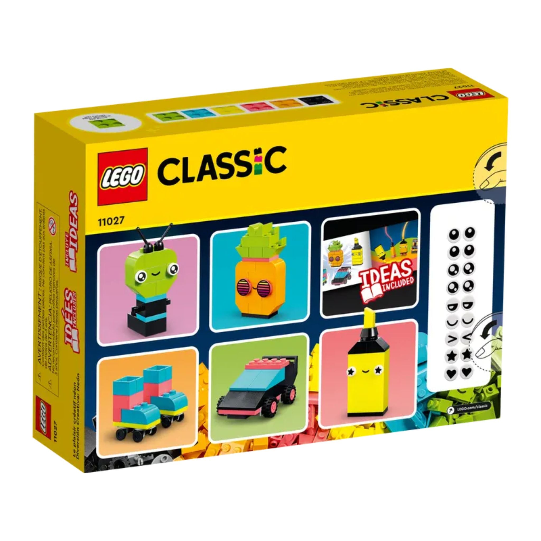 Lego Classic Yaratıcı Neon Eğlence 11027 Yapım Seti (333 Parça)