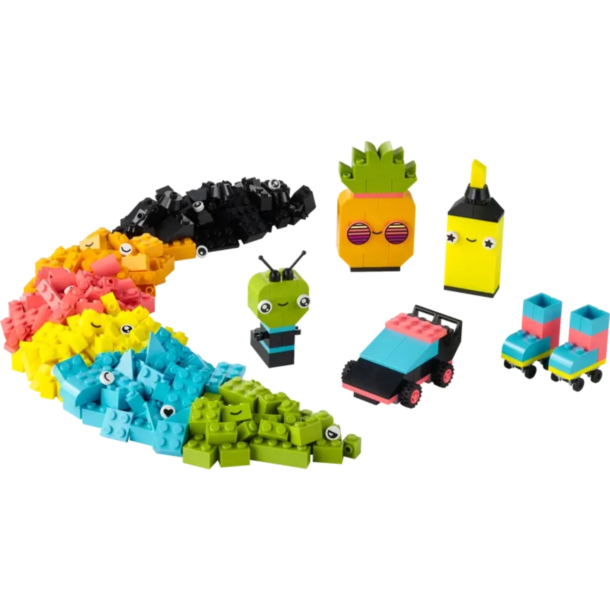 Lego Classic Yaratıcı Neon Eğlence 11027 Yapım Seti (333 Parça)