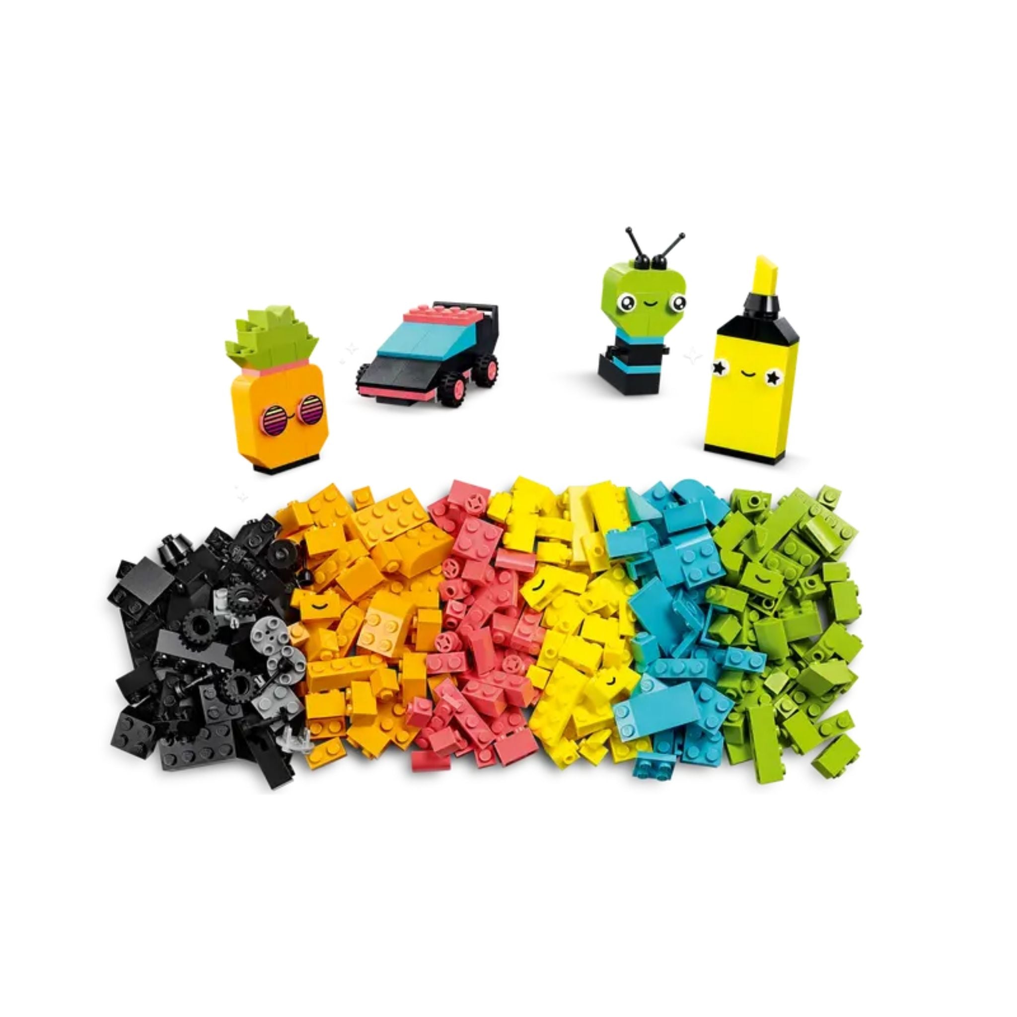 Lego Classic Yaratıcı Neon Eğlence 11027 Yapım Seti (333 Parça)