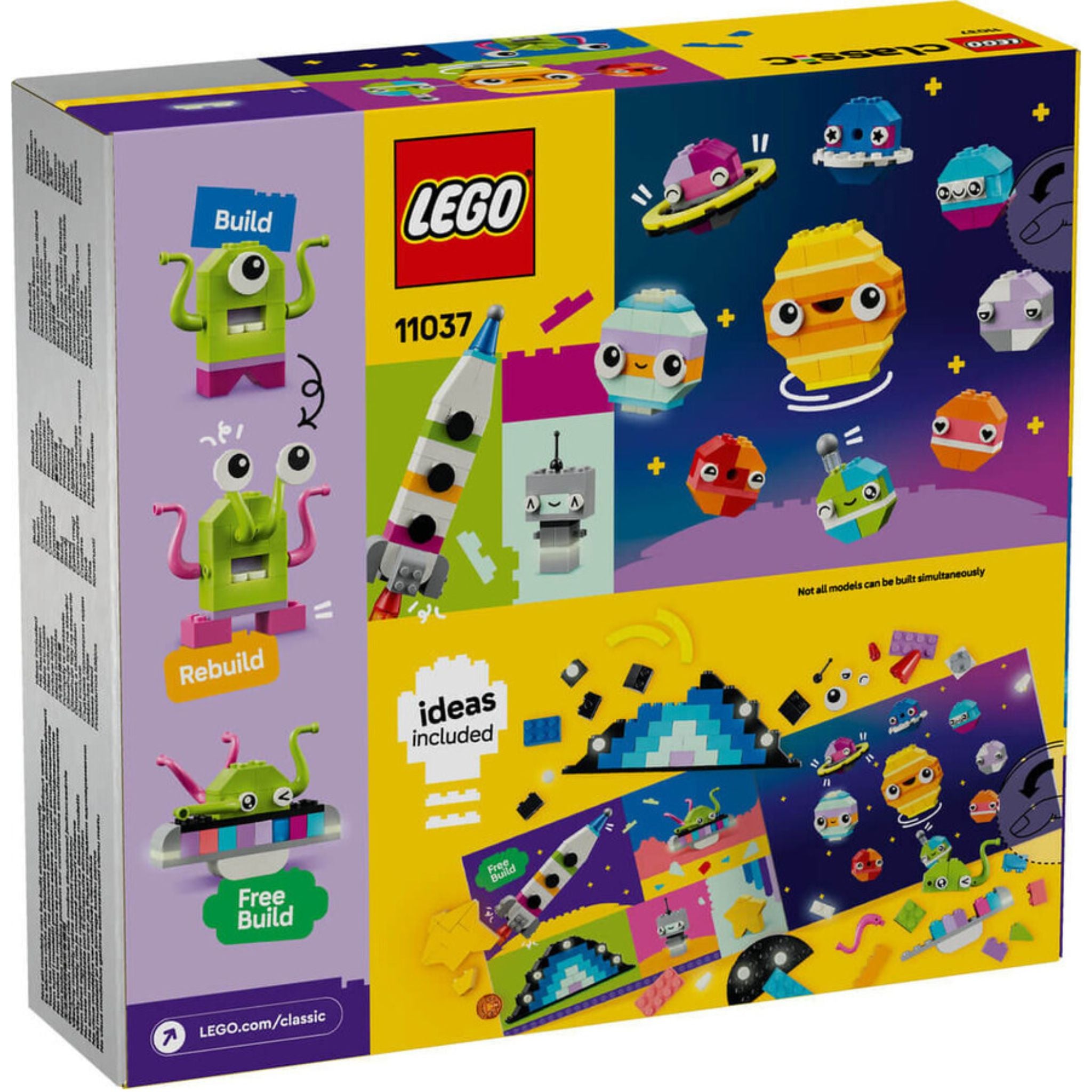 Lego Classic Yaratıcı Uzay Gezegenleri 11037 Yapım Seti (450 Parça)