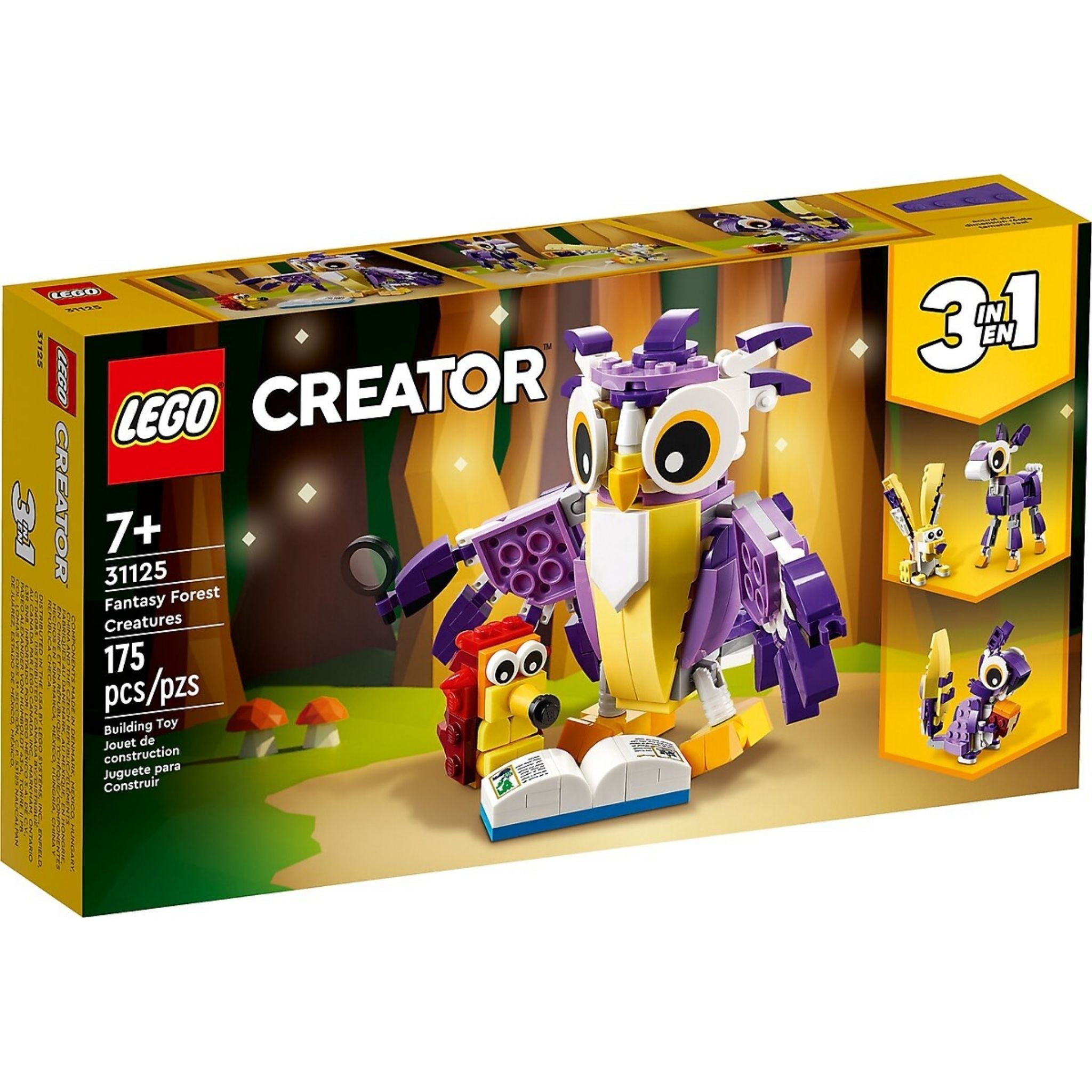 Lego Creator 3’ü 1 Arada Fantastik Orman Yaratıkları 31125