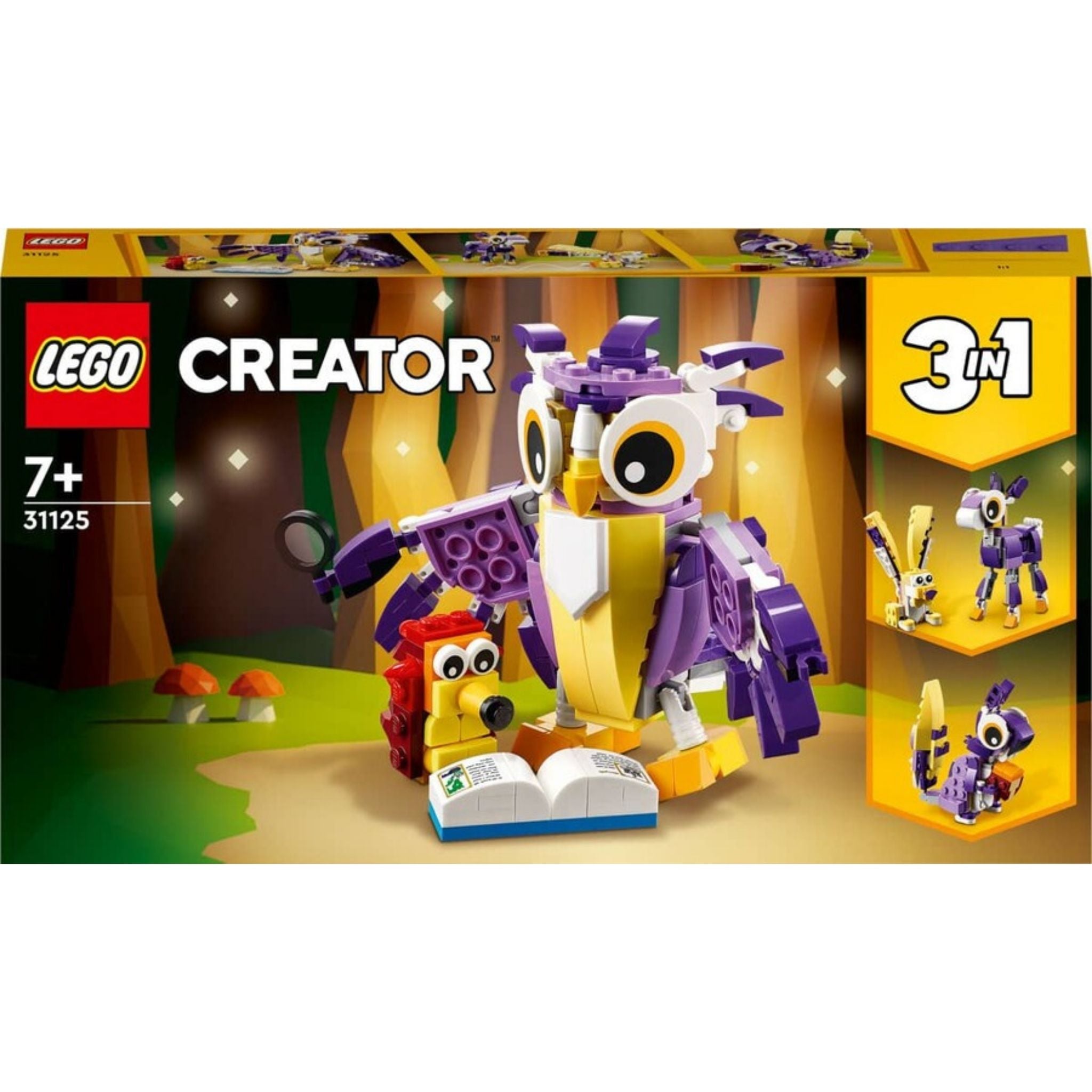 Lego Creator 3’ü 1 Arada Fantastik Orman Yaratıkları 31125