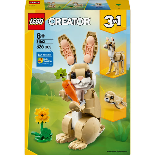 Lego Creator 3’ü 1 Arada Sevimli Tavşan Oyun Seti 31162