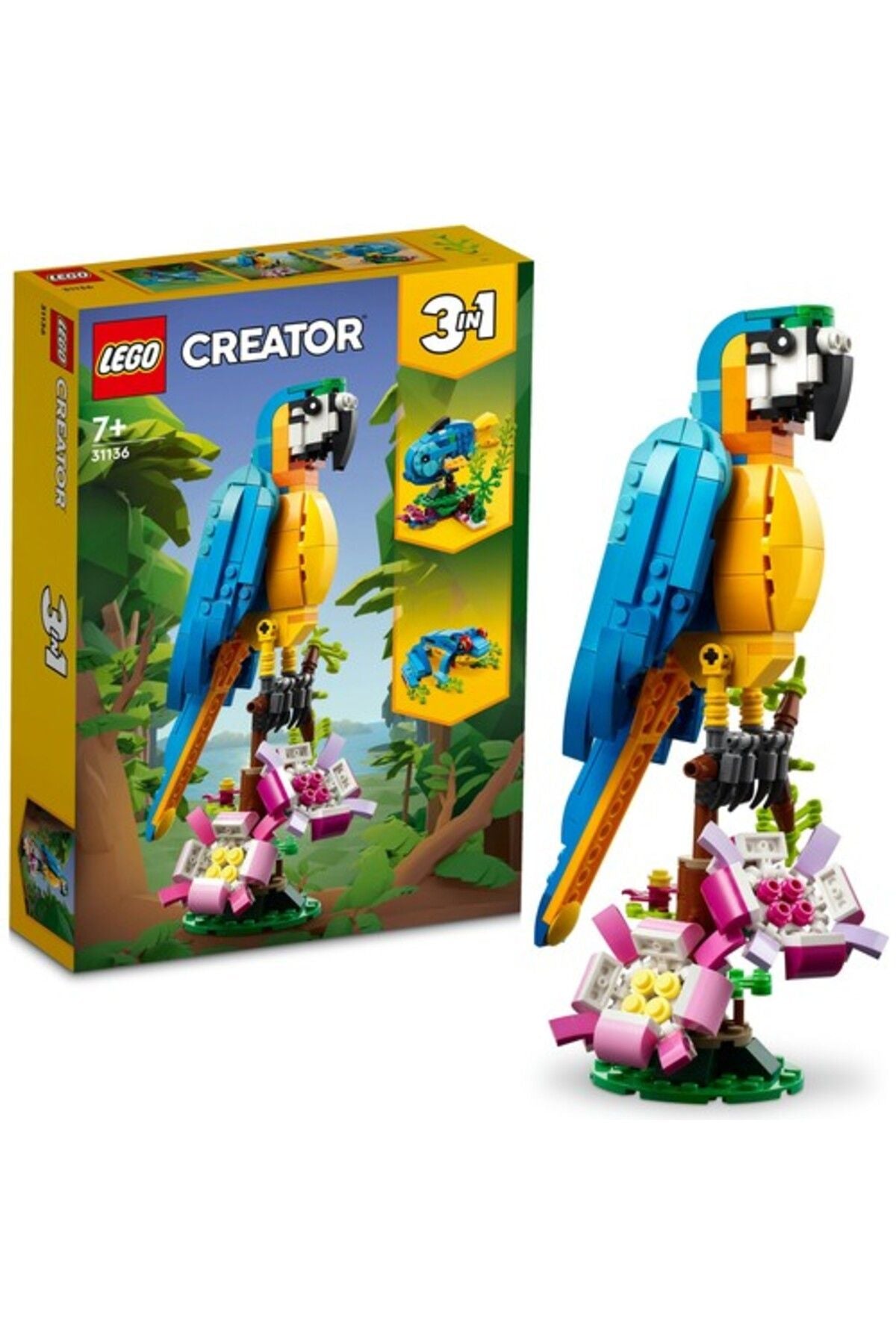 Lego Creator Egzotik Papağan 31136