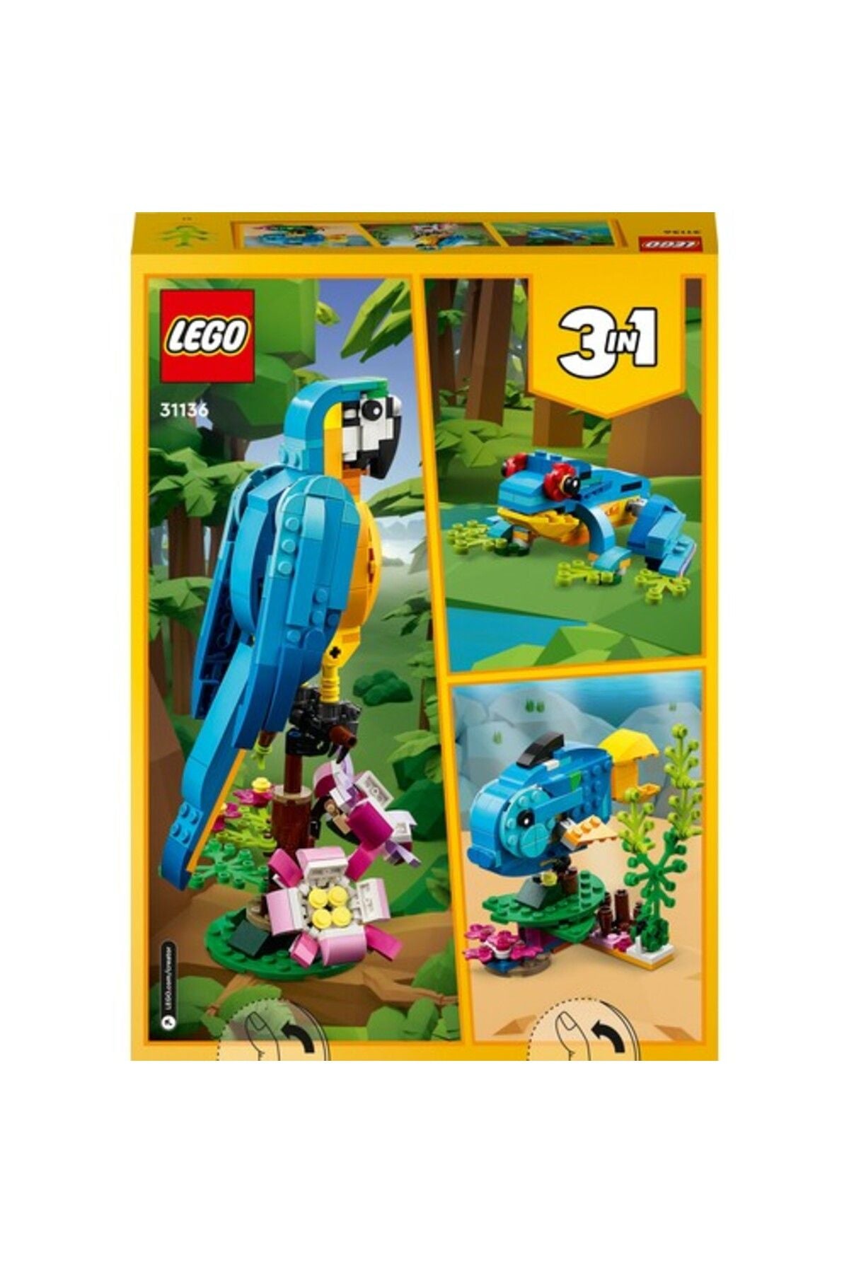 Lego Creator Egzotik Papağan 31136