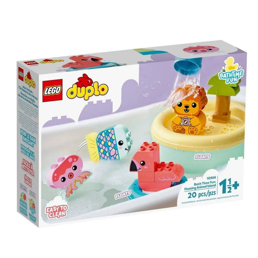 Lego Duplo İlk Banyo Zamanı Eğlencesi: Yüzen Hayvan Adası 10966