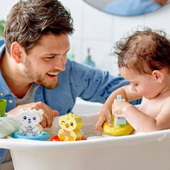 Lego Duplo İlk Banyo Zamanı Eğlencesi: Yüzen Hayvan Treni 10965 Yapım Seti (14 Parça) - Welcome Baby