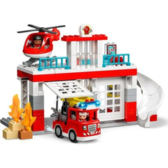 Lego Duplo Kurtarma İtfaiye Merkezi Ve Helikopter 10970 Yapım Seti (117 Parça)