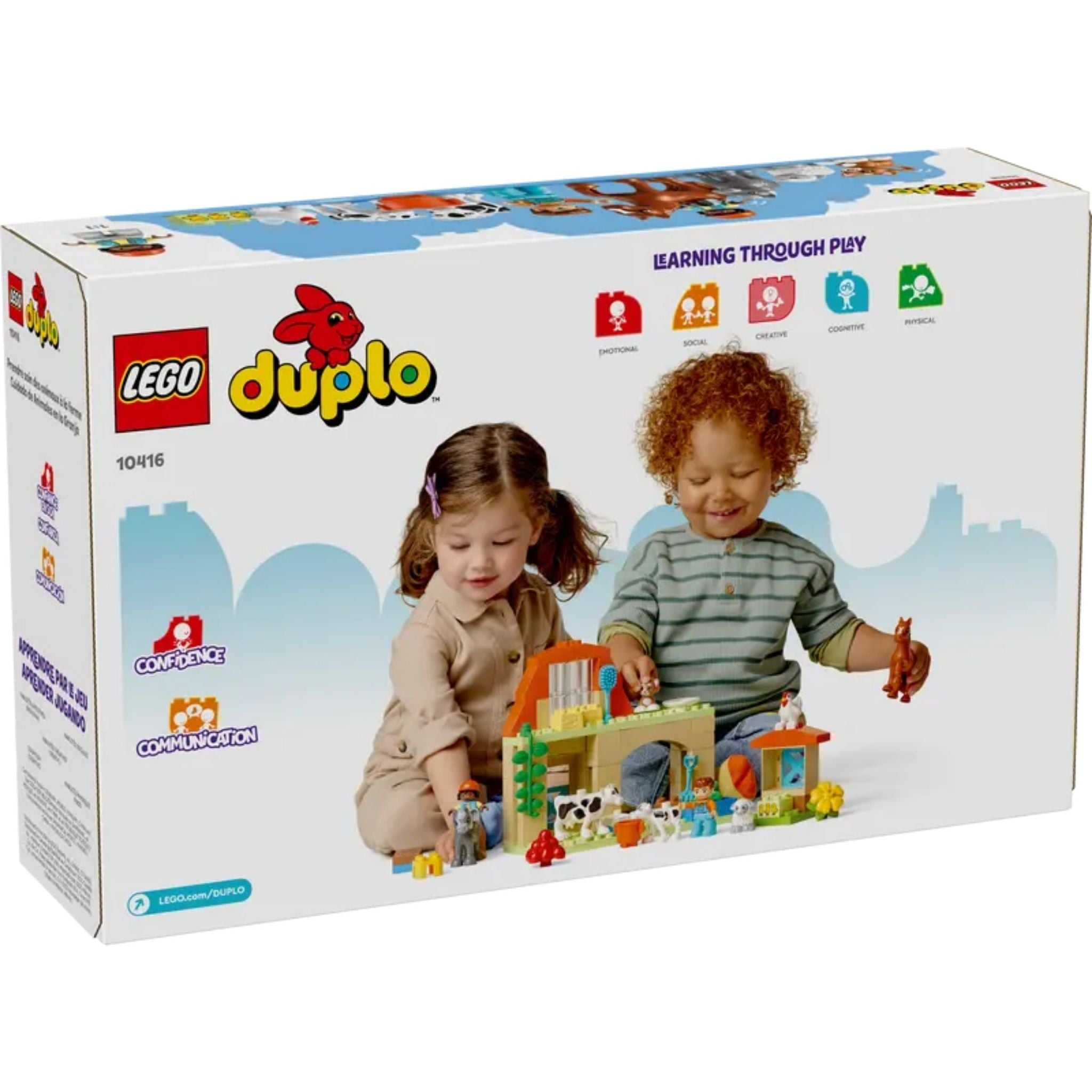 Lego Duplo Town Çiftlikte Hayvanların Bakımı 10416 Yapım Seti (74 Parça)