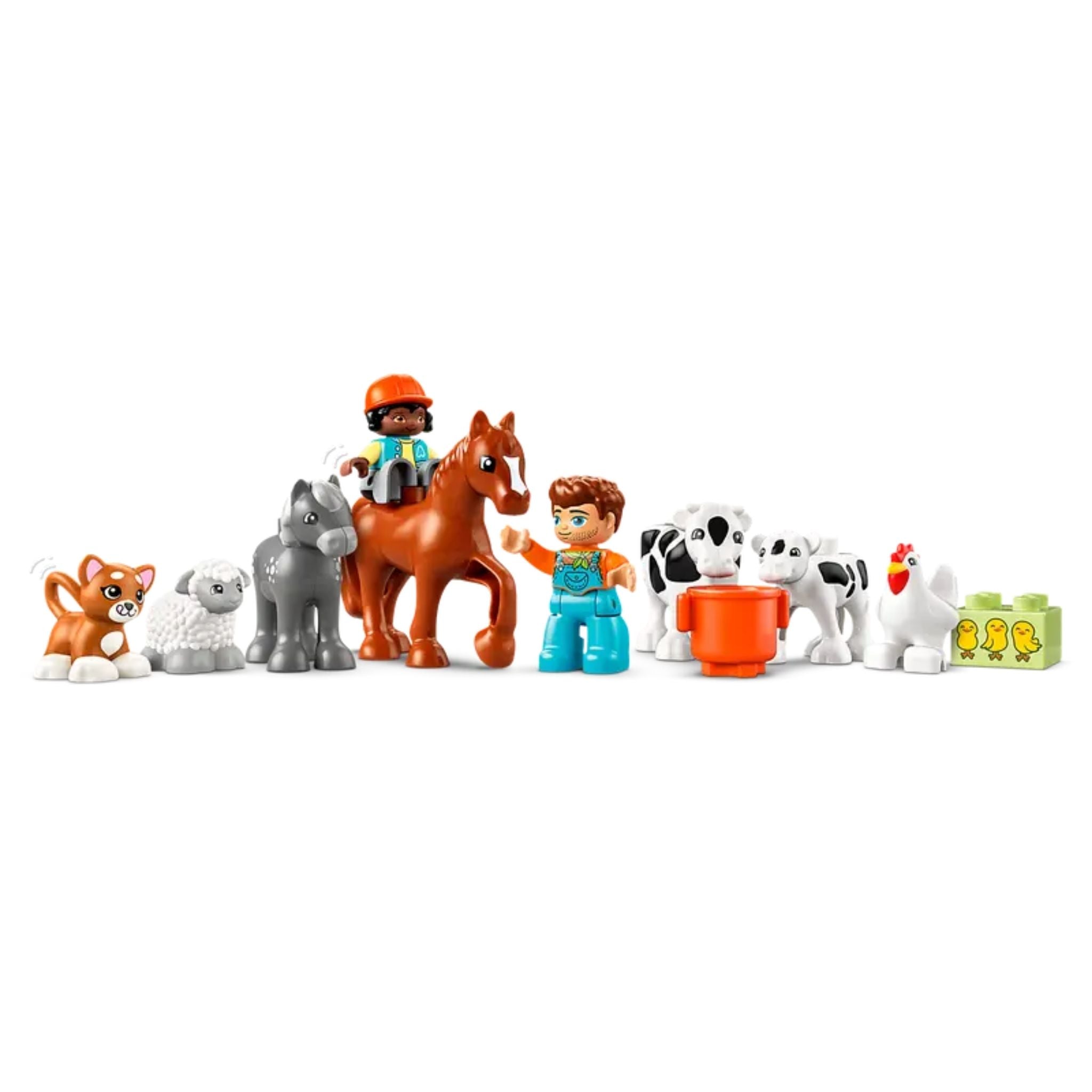 Lego Duplo Town Çiftlikte Hayvanların Bakımı 10416 Yapım Seti (74 Parça)