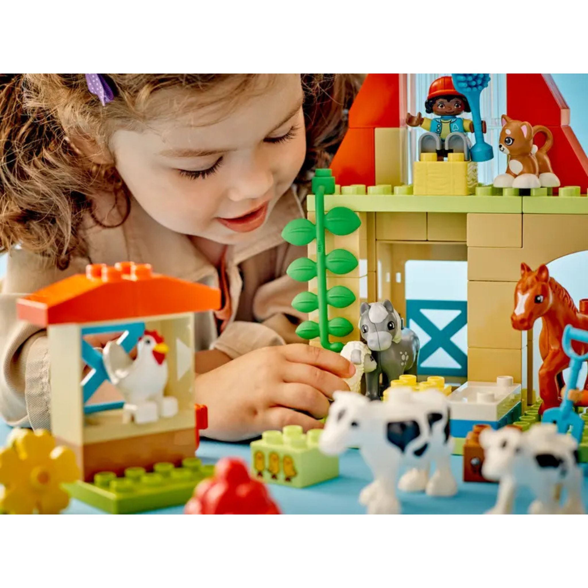 Lego Duplo Town Çiftlikte Hayvanların Bakımı 10416 Yapım Seti (74 Parça)