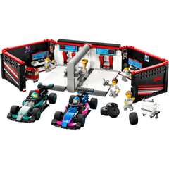 Lego City F1 Garaj AMG ve Alpine 60444