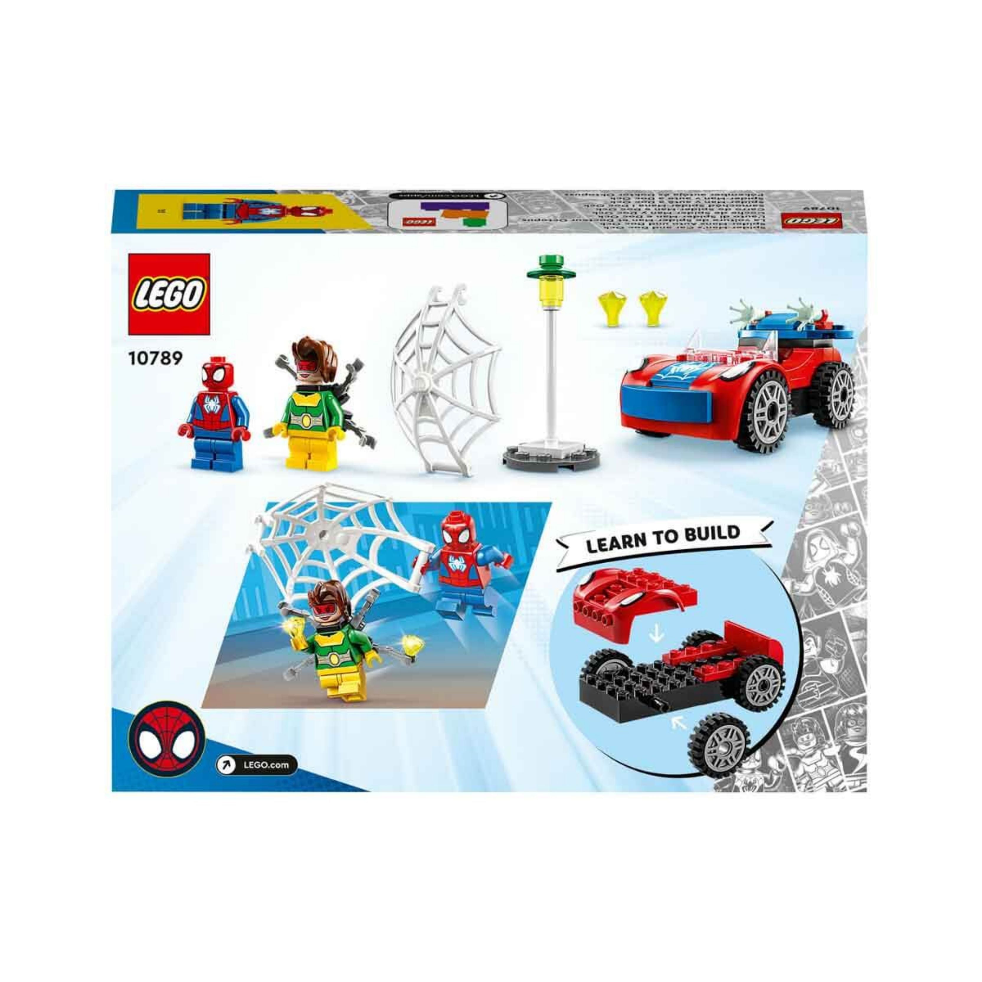Lego Marvel Örümcek Adam'ın Arabası Ve Doktor Oktopus 10789