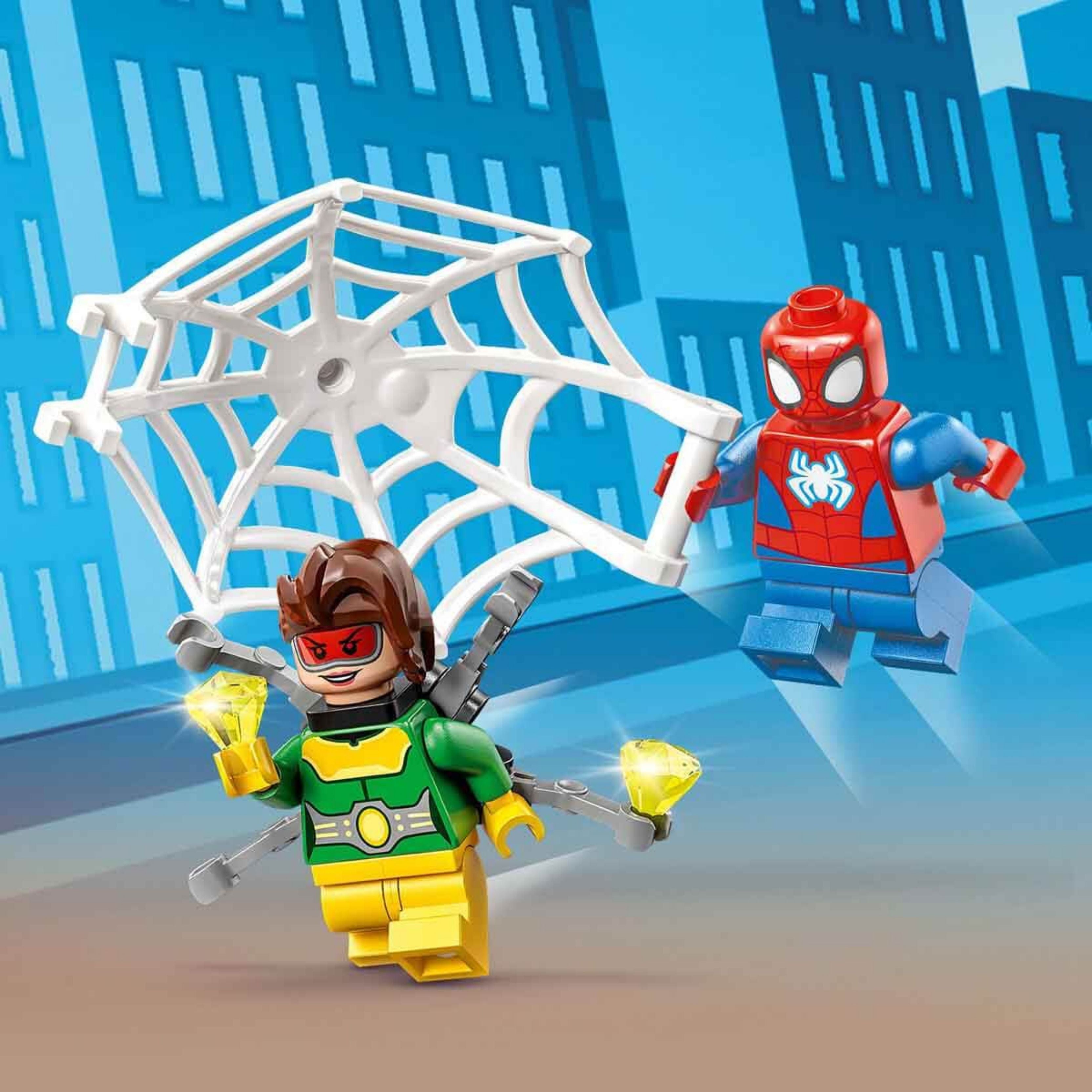 Lego Marvel Örümcek Adam'ın Arabası Ve Doktor Oktopus 10789